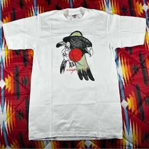 Vintage Sunbelt Sportswear C Doyeto Art Man Eagle Shirt Native-American USA S